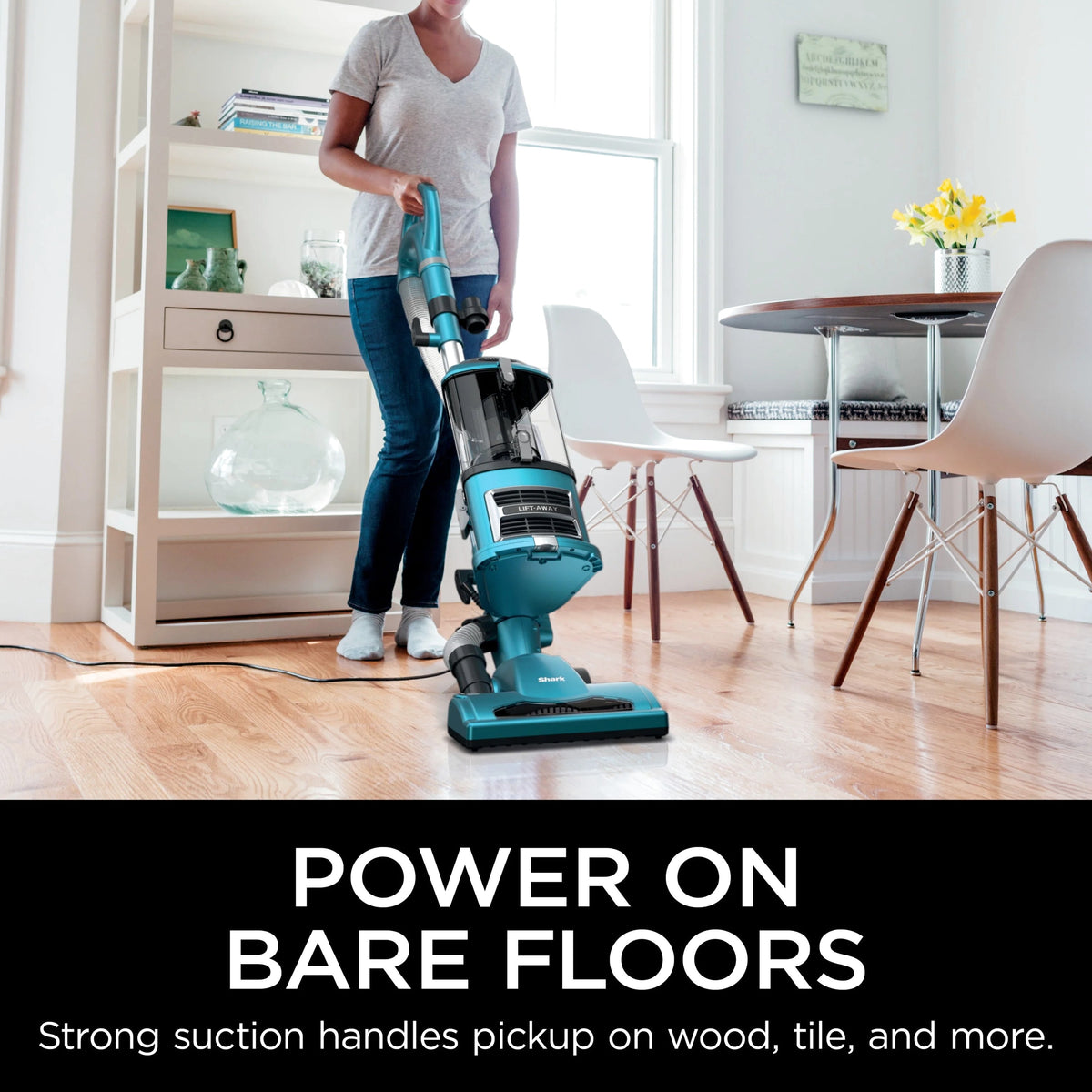 Shark Navigator Lift-Away Upright Vacuum, Bagless, Blue - NV380