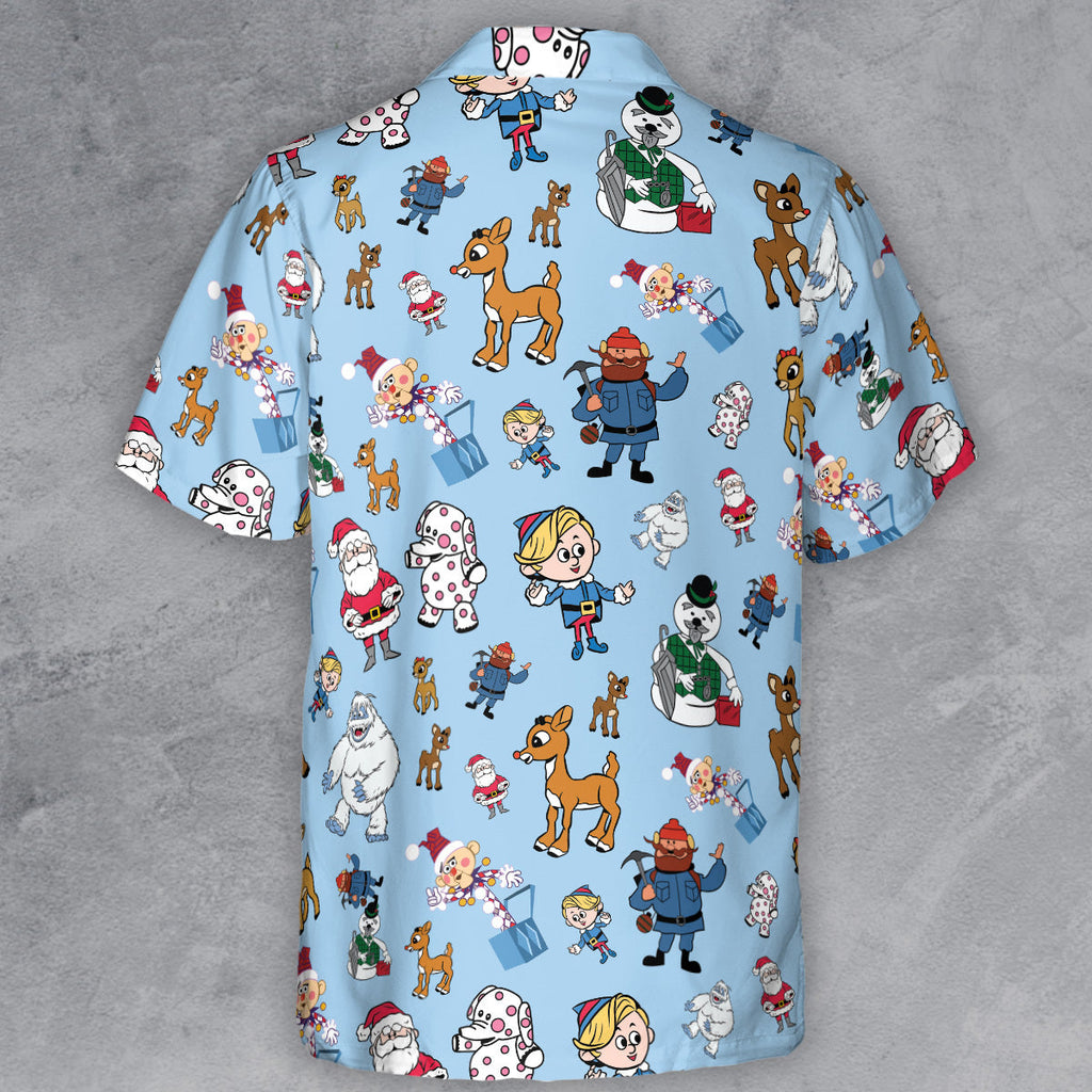 Hermey The Elf Rudolph the Red-Nosed Reindeer Button Down Shirt