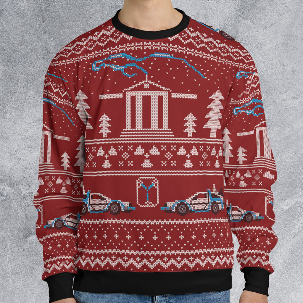Back To The Future Ugly Christmas Sweatshirt