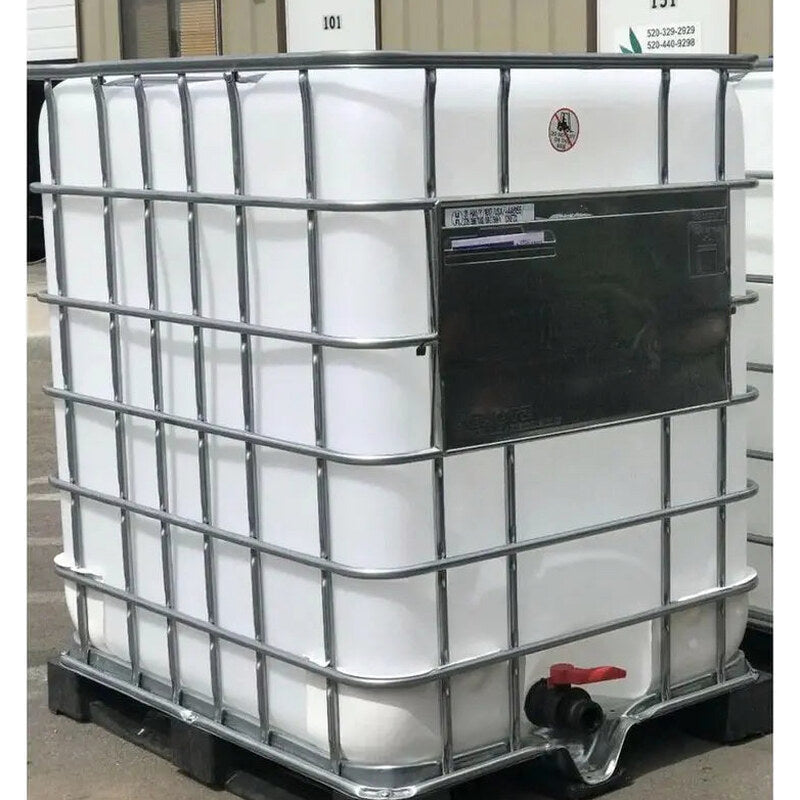 Schutz 330-Gallon Food-Grade IBC Tank - NSF-Certified For Drinking Water And Rainwater Harvesting