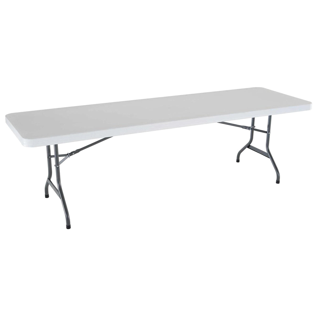 Lifetime 4 8-Foot Rectangle Folding Tables And 32 Chairs Set, White Granite - 80147