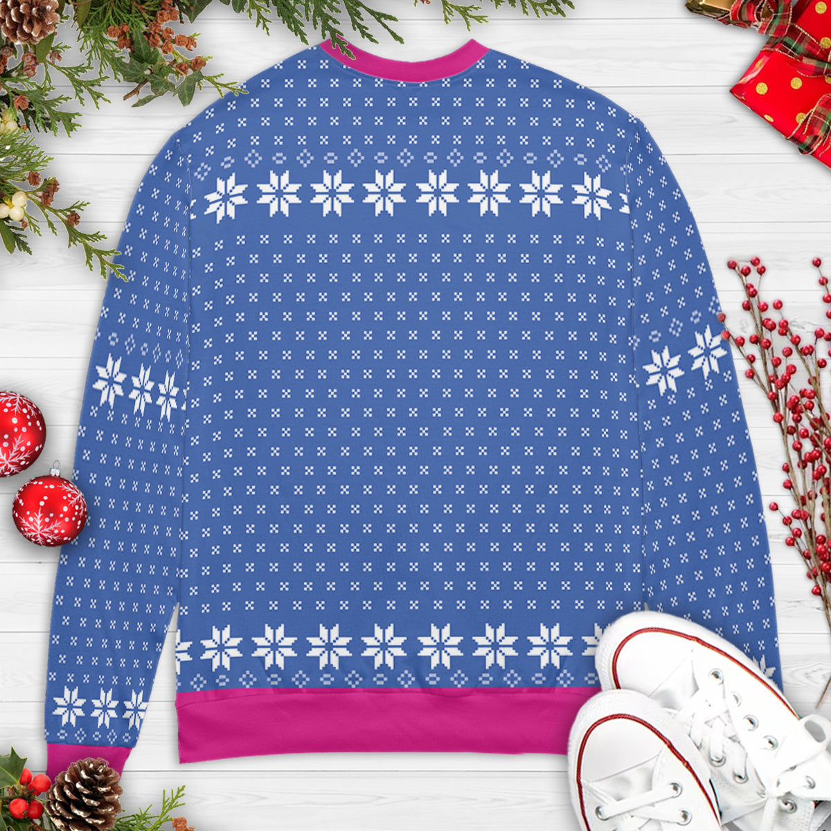 Turnabout Christmas ACE Attorney AOP Ugly Christmas Sweatshirt