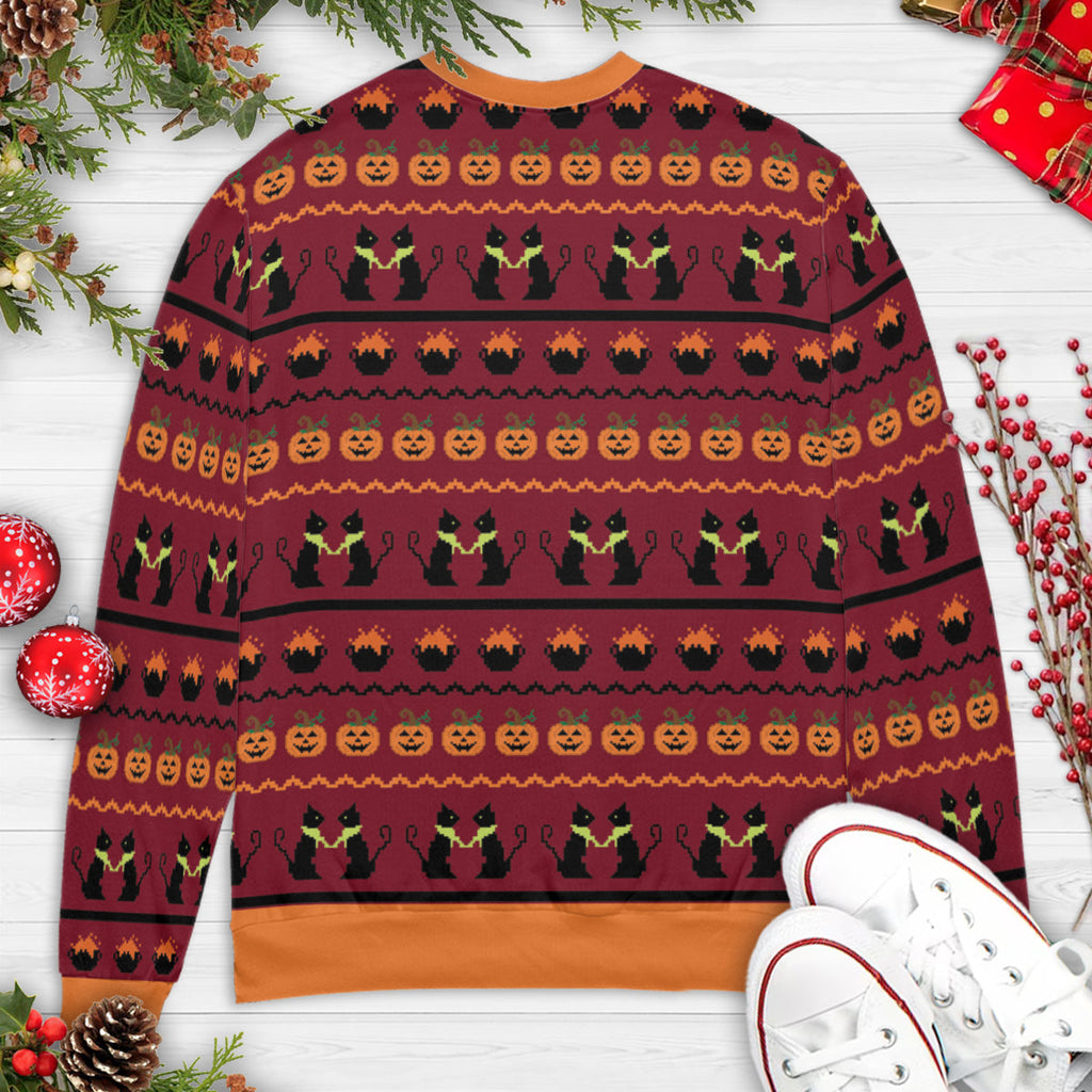 Don't Lose Your Head Now Sleepy Hollow Ugly Christmas Sweatshirt