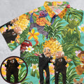 Statler And Waldorf Muppets Tropical Button Down Shirt