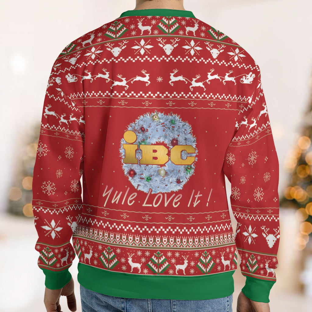 Lee Majors The Night the Reindeer Died Ugly Christmas Sweatshirt