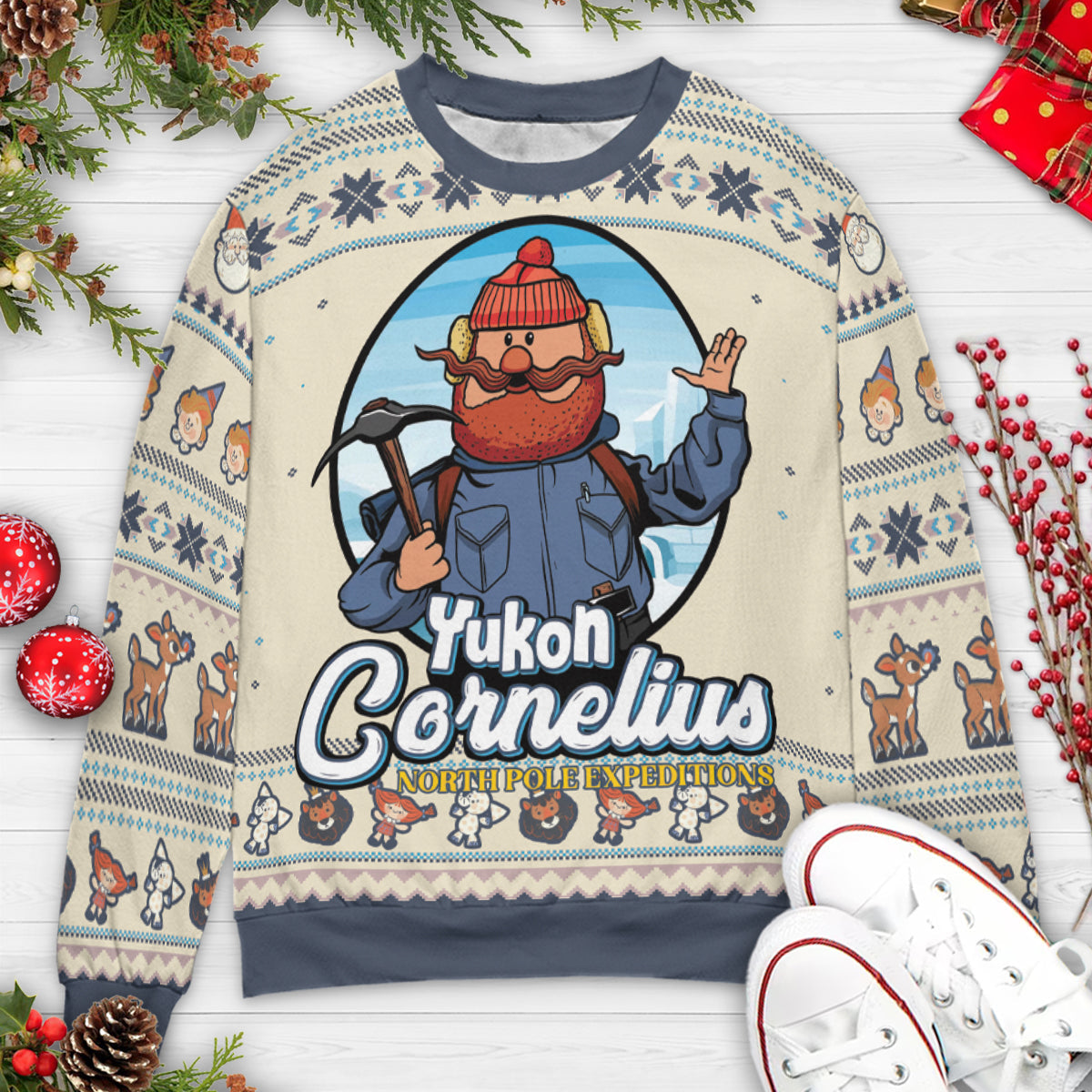 Yukon Cornelius Ugly Christmas Sweatshirt