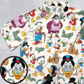 Donald Huey Dewey Ducktales Button Down Shirt
