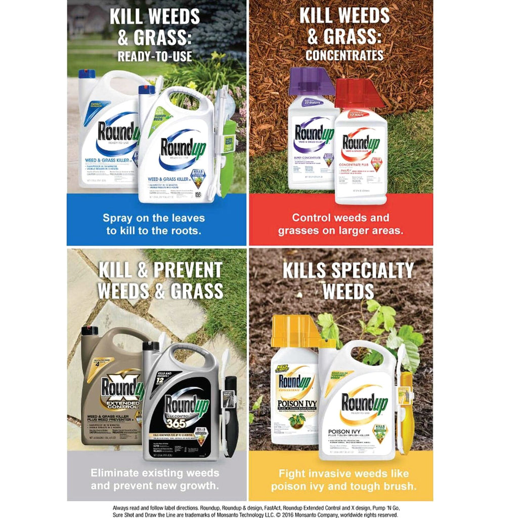 Roundup Super Concentrate Weed & Grass Killer - 50% Concentrated Formula