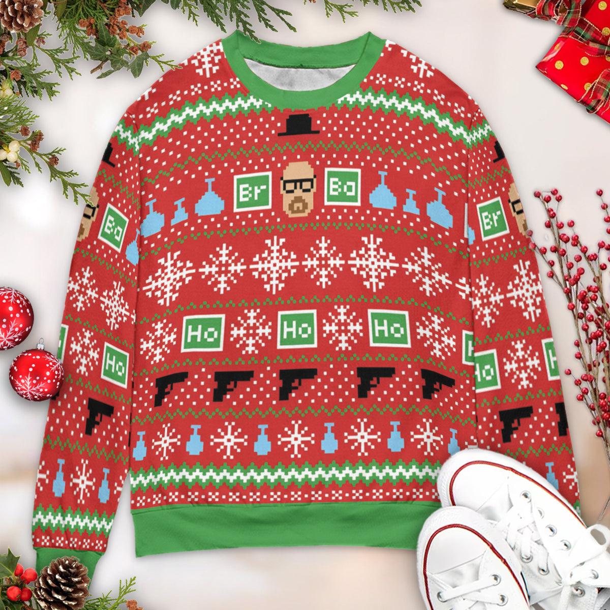 Breaking Bad Ugly Christmas Sweatshirt