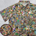 Futurama Characters Button Down Shirt
