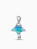 Sterling Silver Manta Ray Dangle Charm