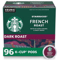 Starbucks French Roast Dark Roast Arabica K-Cup Coffee Pods, 96 Count