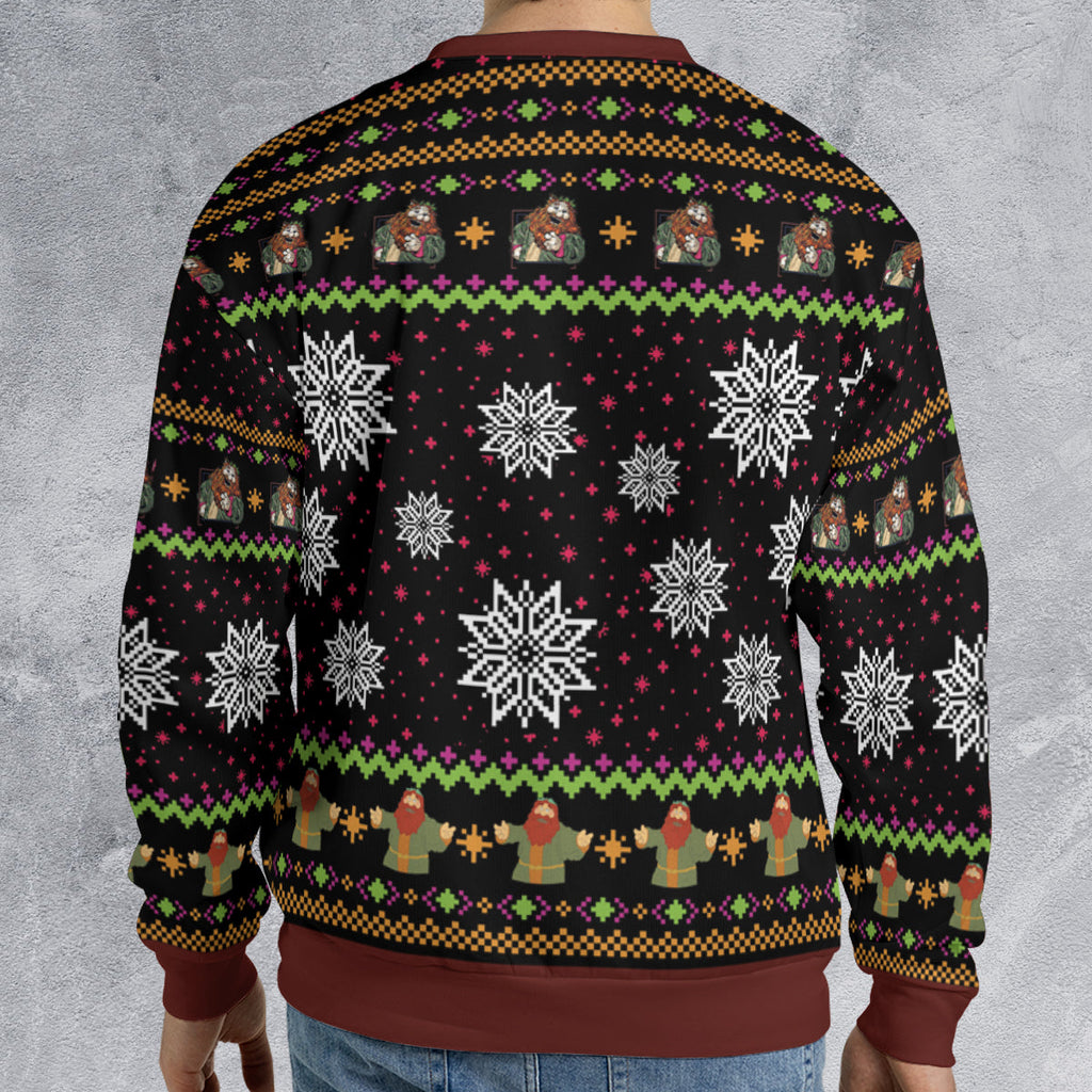 Come In and Know Me Better Man Ugly Christmas Sweatshirt