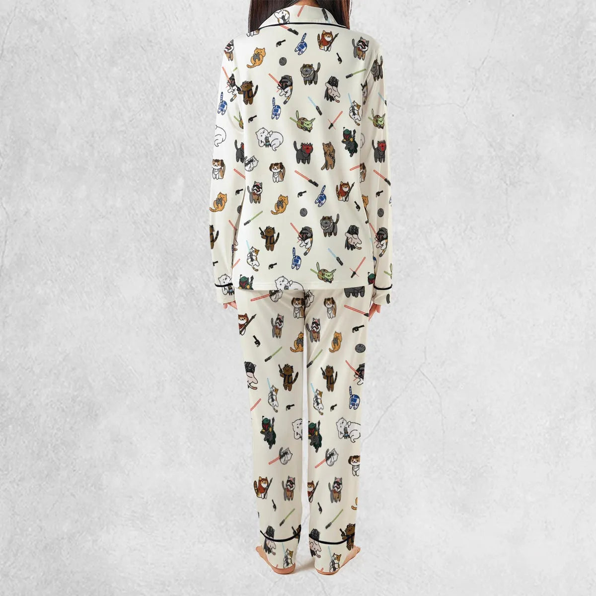 Star Wars Characters As Cats Pajamas Set