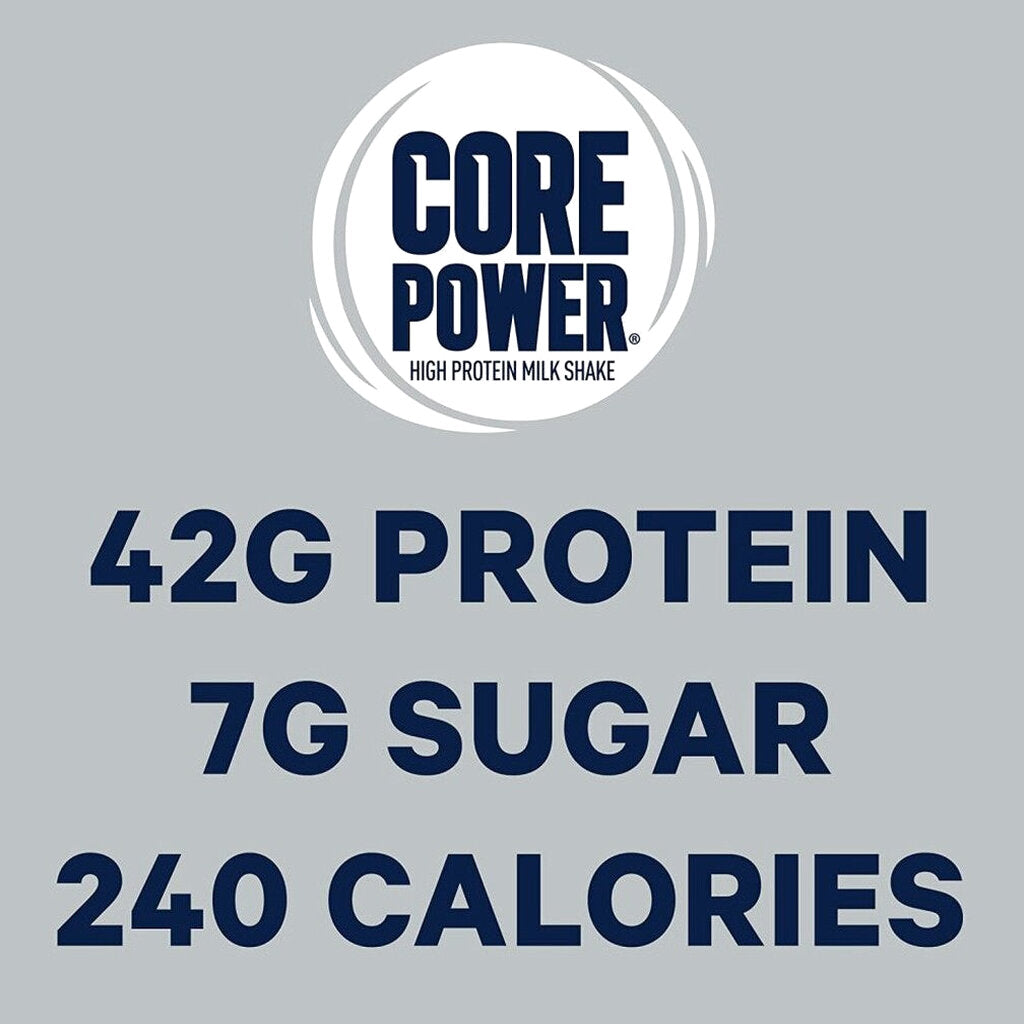Core Power Elite Chocolate Protein Shake 42g, 14 Fl Oz, Pack Of 12
