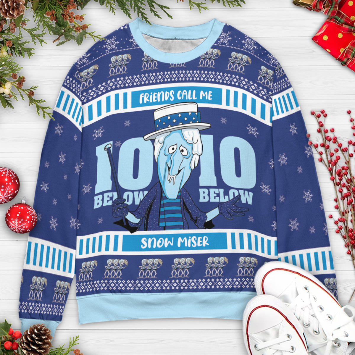 Snow Mister The Year Without a Santa Claus Ugly Christmas Sweatshirt