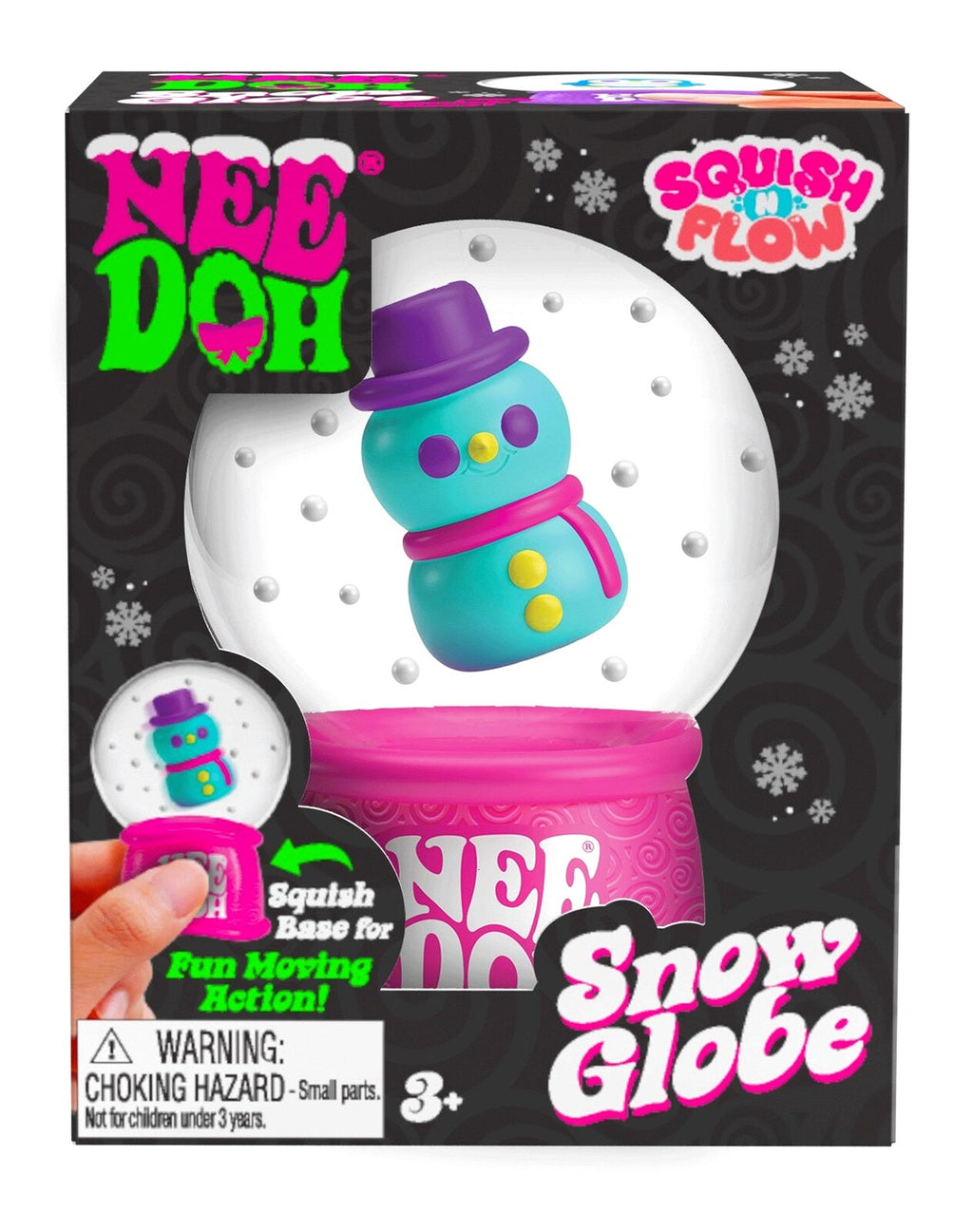 Glow Snow Globe Squeeze Toy