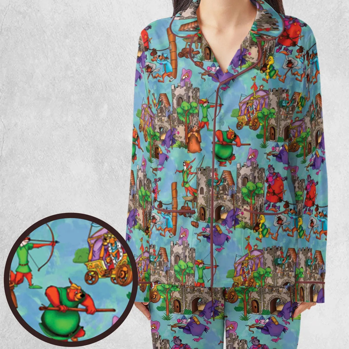 Steal From the Rich Robin Hood Pajamas Set