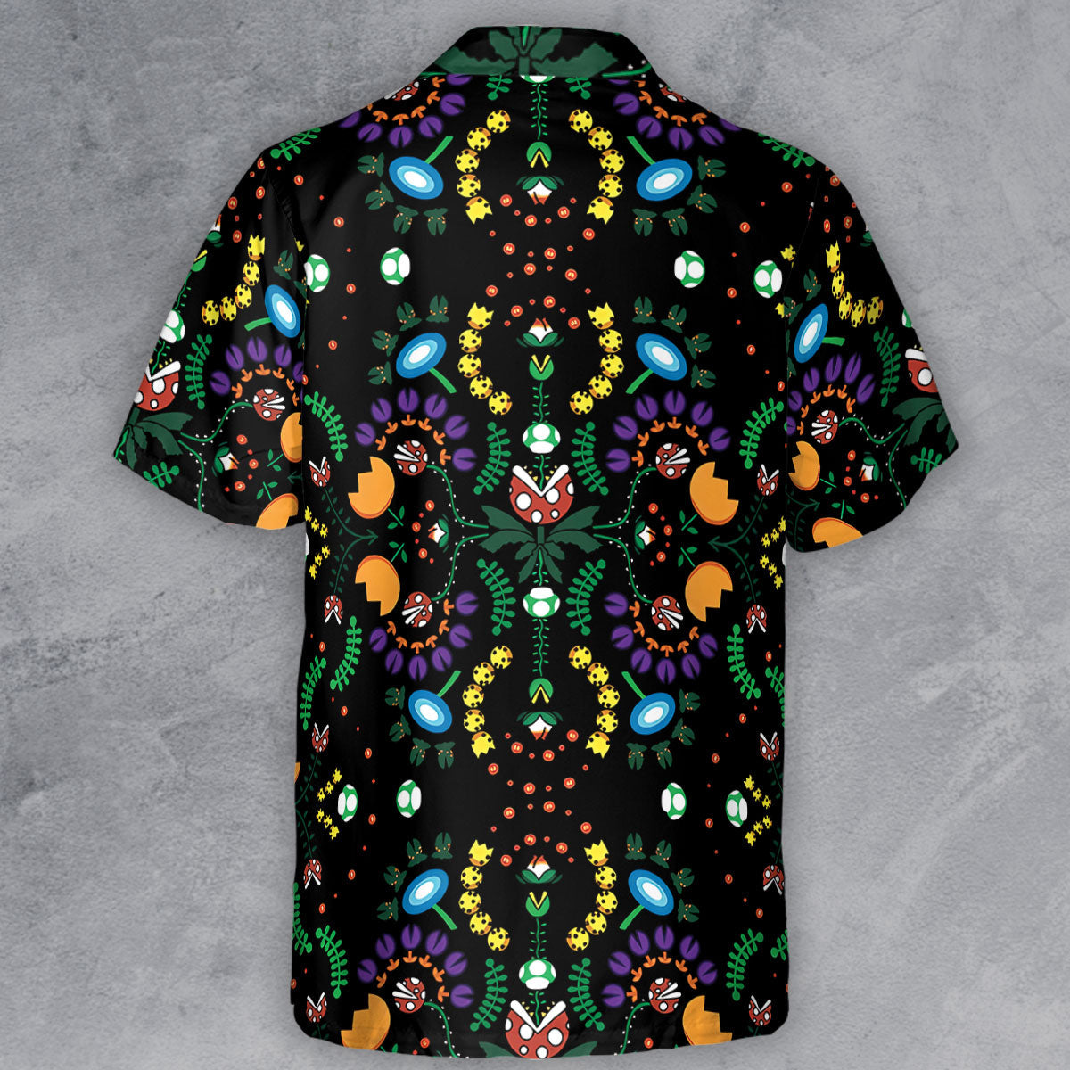Mario Bros Piranha Plant Button Down Shirt
