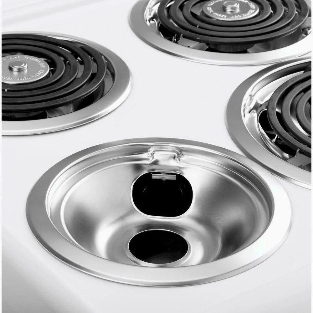 Hotpoint Freestanding Electric Range, 20 in, 4 Burner, White