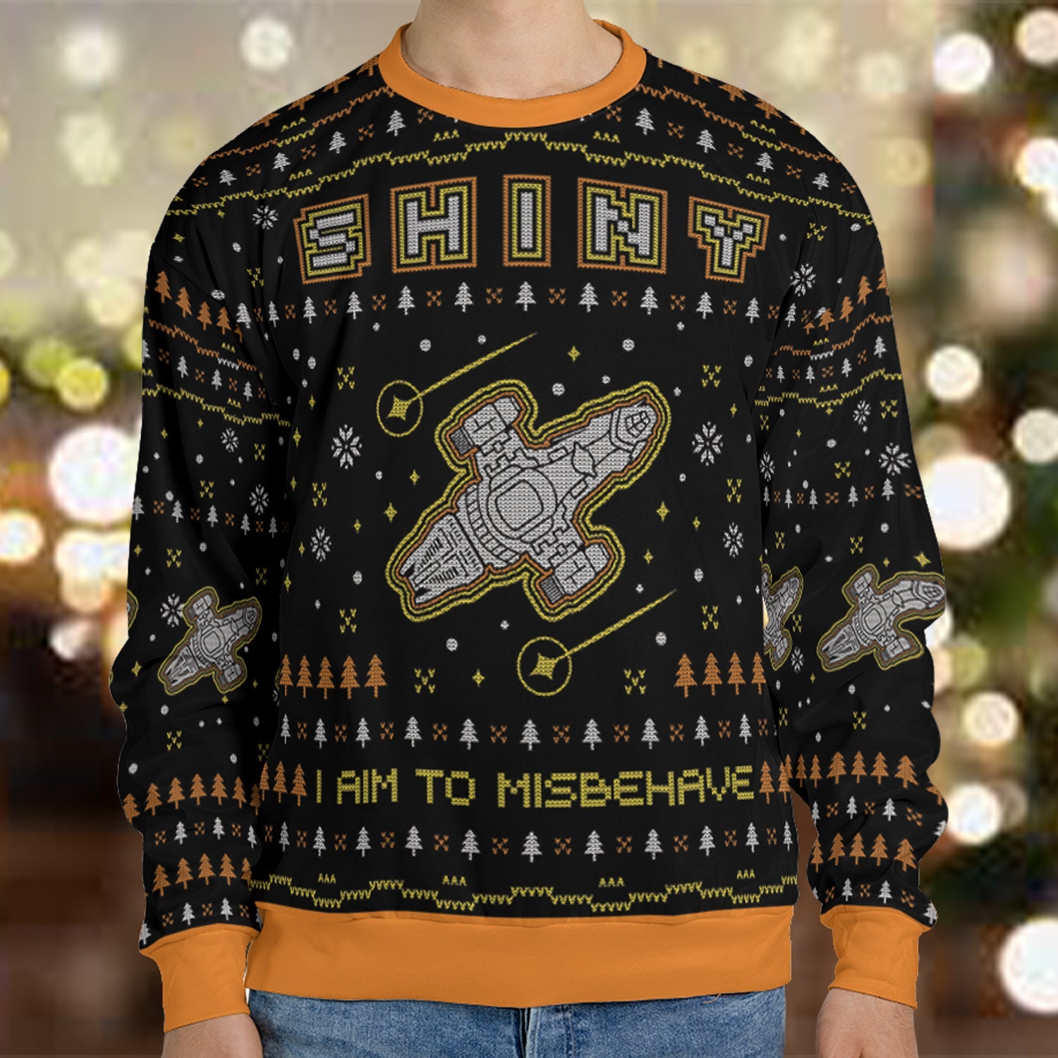 Shiny Misbehave Firefly Ugly Christmas Sweatshirt