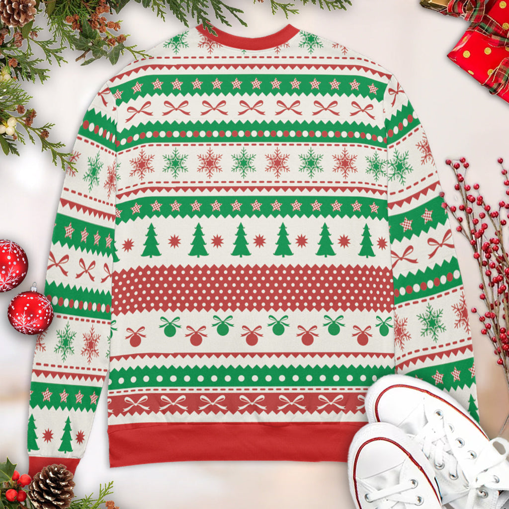 Christmas Wigtastic Ugly Christmas Sweatshirt