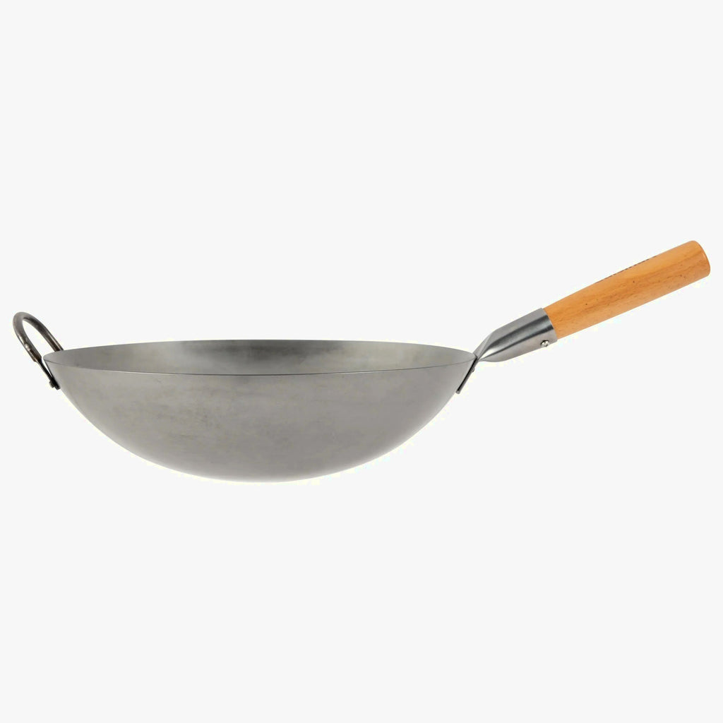 Cuisinart Outdoor Wok Station With Prep Table, 50,000 BTU, 14 inch Carbon Steel Wok - Black