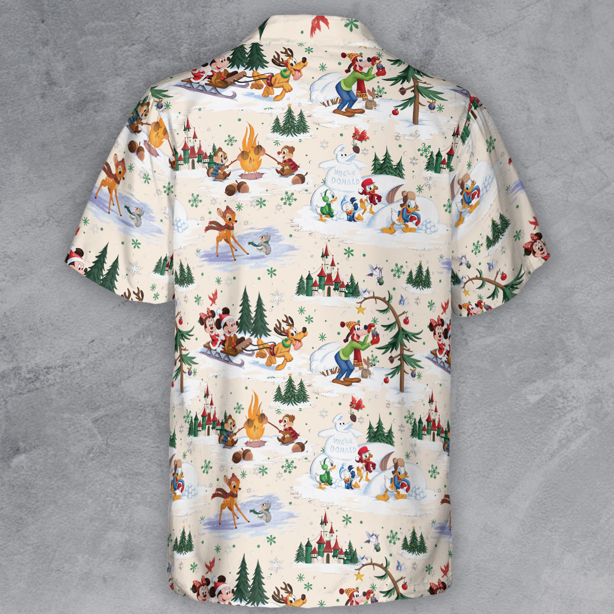 Magical Classic Mouse and Friends Christmas Button Down Shirt