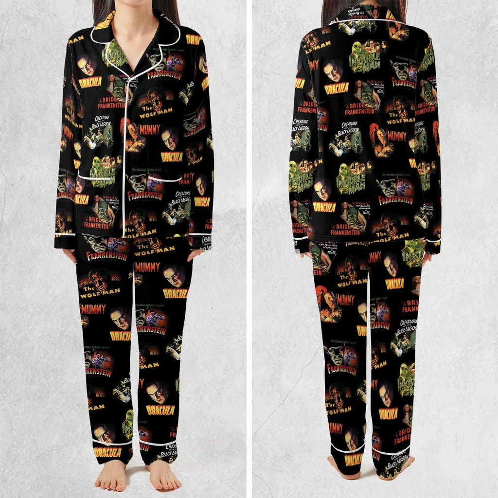 Teaming Monsters All Up Universal Monsters Pajamas Set