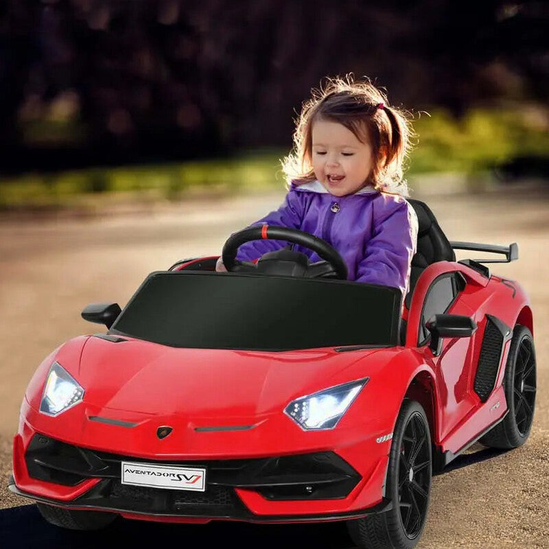 Lamborghini SVJ Kids Ride-On Electric Sports Car, 12V - SVJ