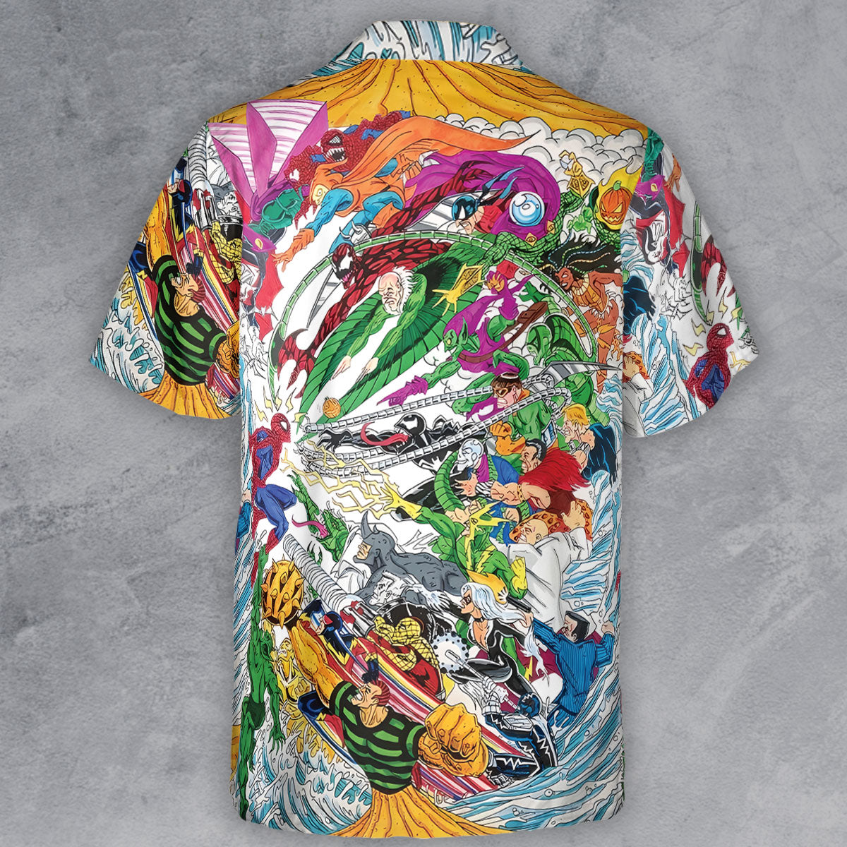 Spidey Sense Spider Man Button Down Shirt