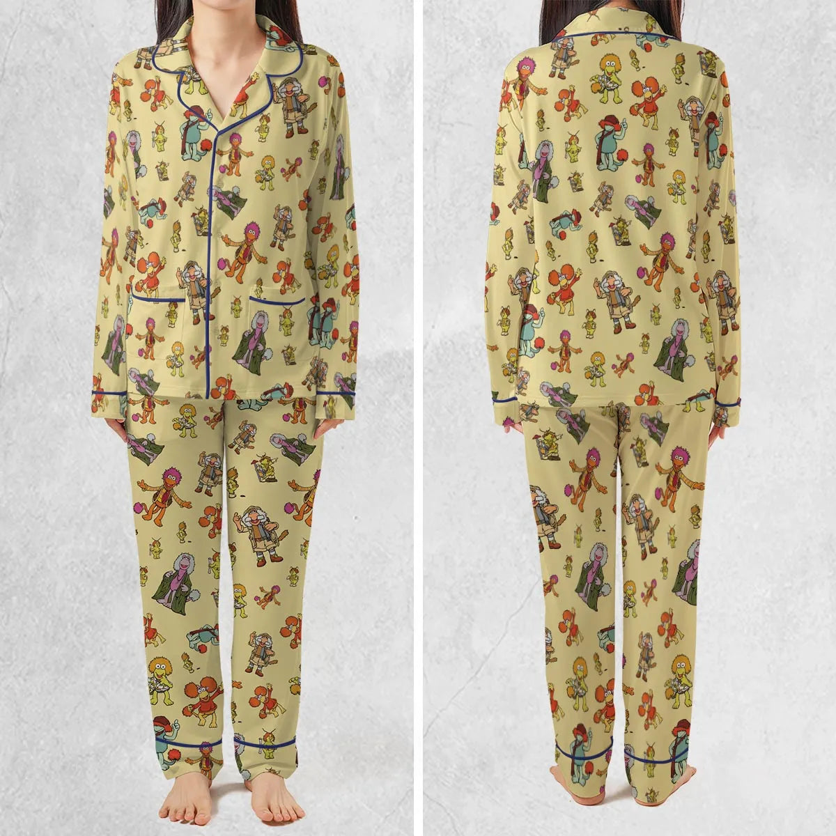 Fraggle Rock Characters Pajamas Set