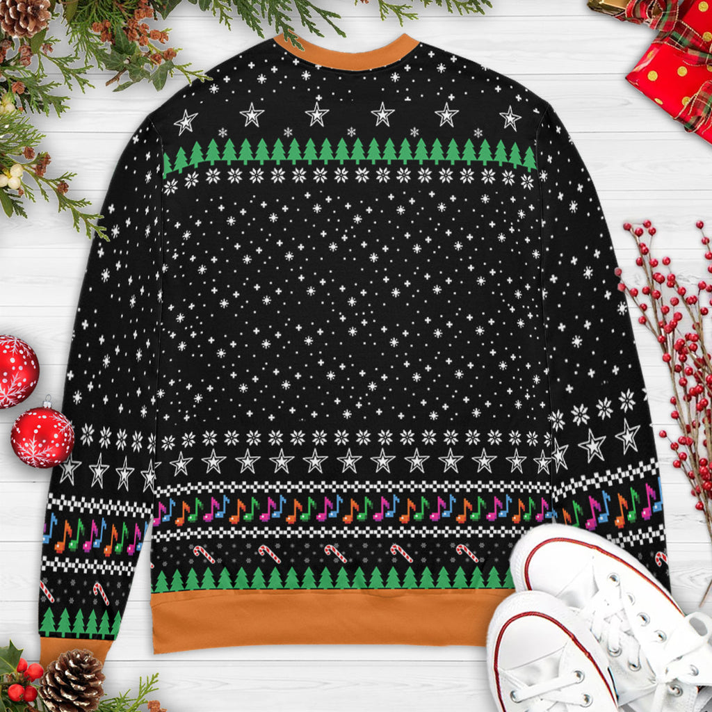 Gremlins Start Singing Christmas Carols Ugly Christmas Sweatshirt