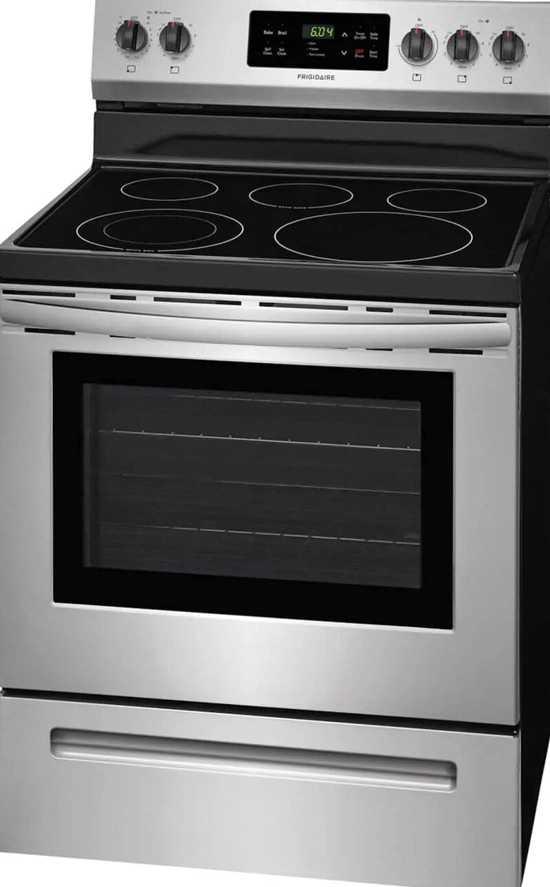 Frigidaire 30in Stainless Steel Electric Range - Freestanding Oven And Cooktop Combo