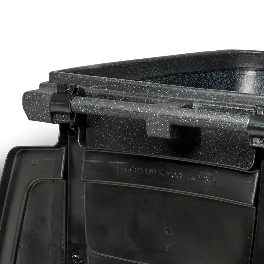 Toter 96 Gallon Trash Can With Smooth Wheels And Lid