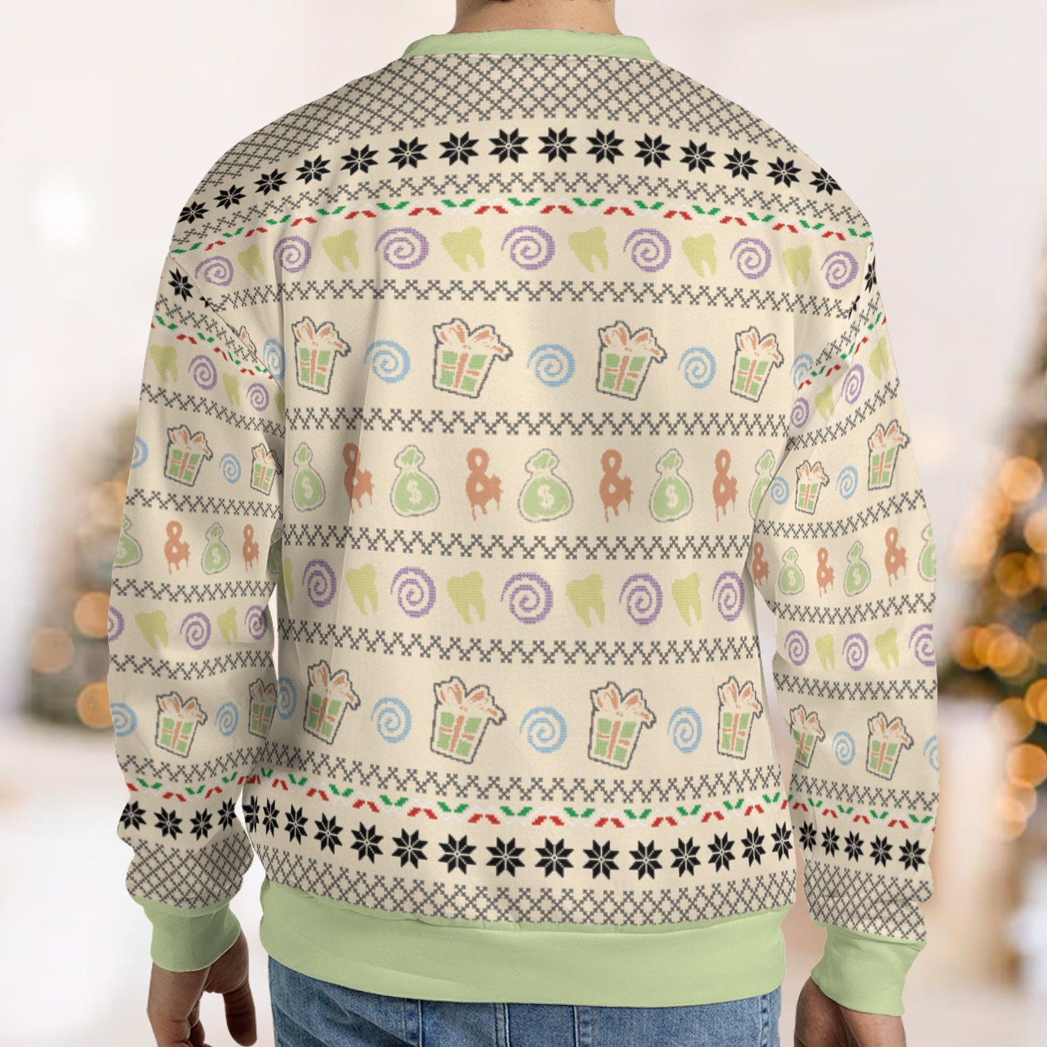 Cursedman HolidayHausen Wrestling Ugly Christmas Sweatshirt
