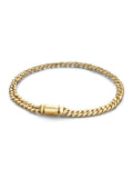 Gold-Plated Cuban Link Bracelet