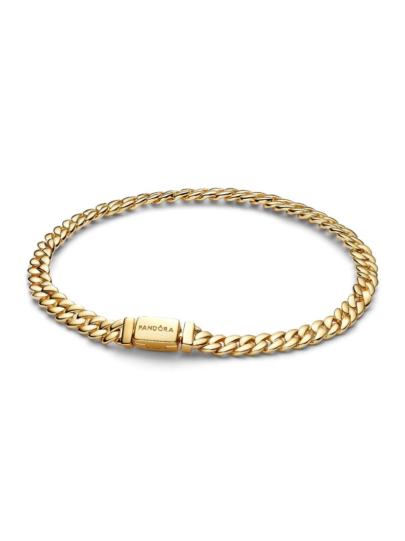 Gold-Plated Cuban Link Bracelet