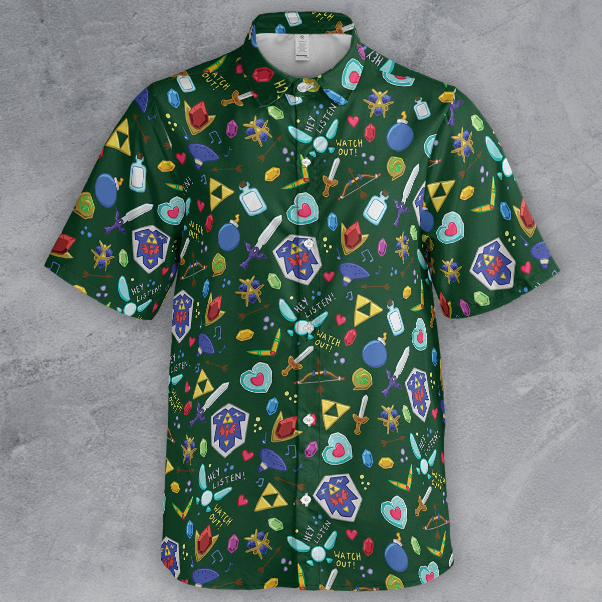 The Legend Of Zelda Button Down Shirt