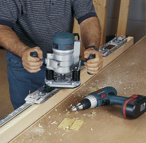BOSCH Wood Router Tool Combo Kit, 12 Amp, 2.25 Horsepower - 1617EVSPK