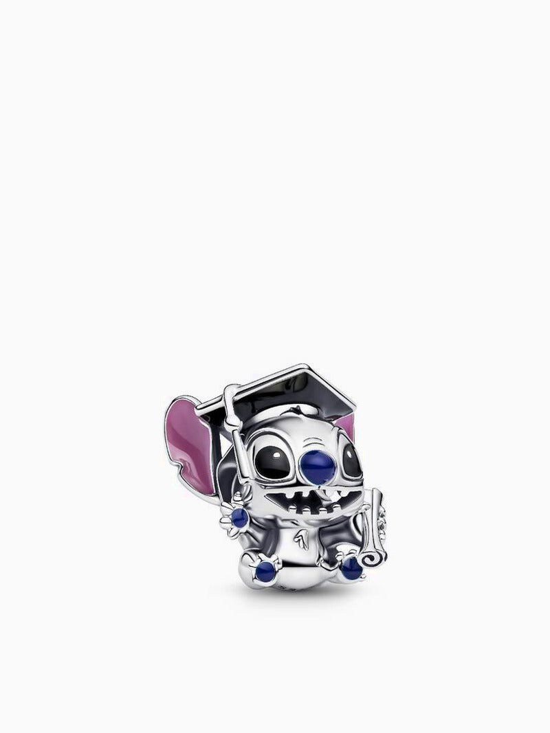 Colorful Alien Character Sterling Silver Charm Set