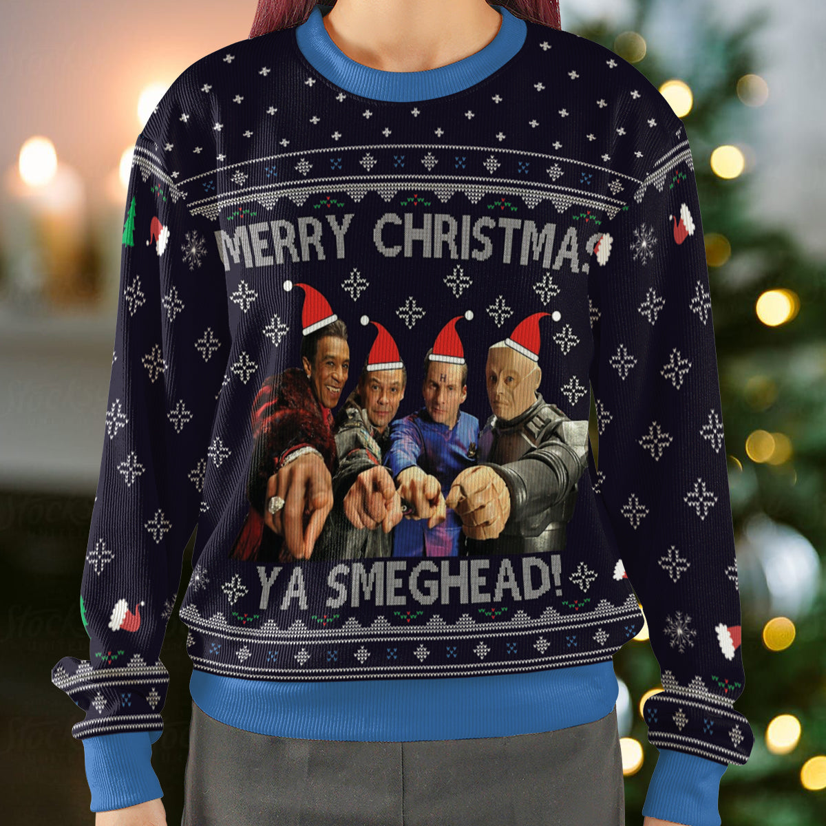 Merry Christmas Ya Smeghead Ugly Christmas Sweatshirt