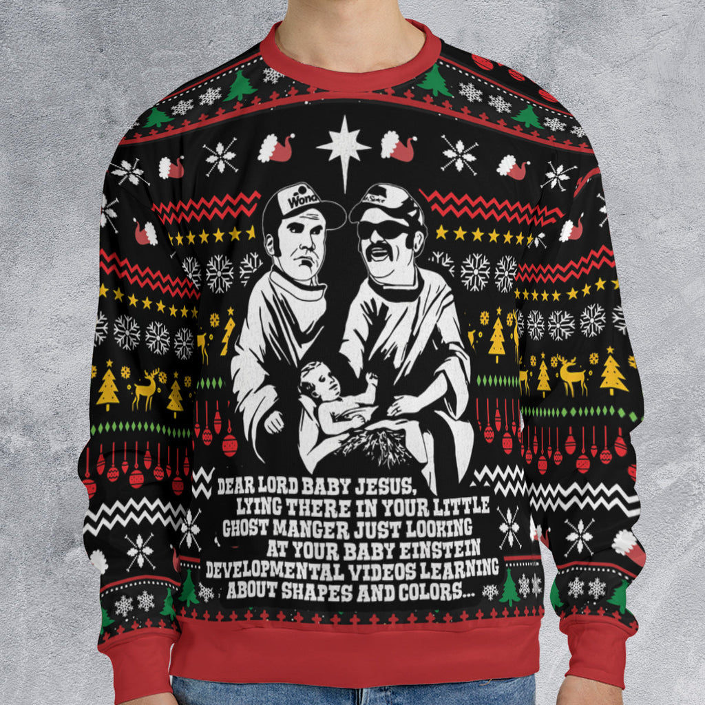Dear Lord Baby Jesus Ugly Christmas Sweatshirt