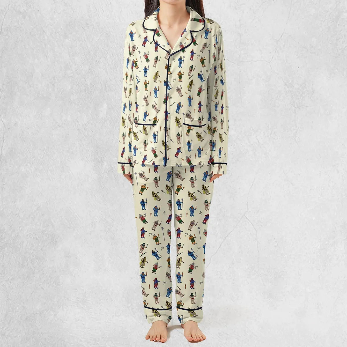 Carl In Masters Of The Universe Pattern Pajamas Set