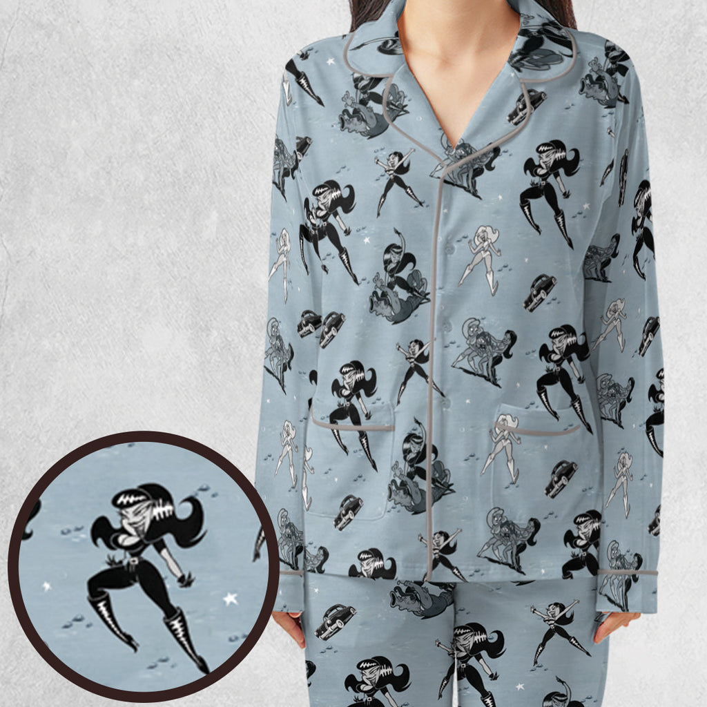 Faster Pussycat Kill Kill Characters Pajamas Set