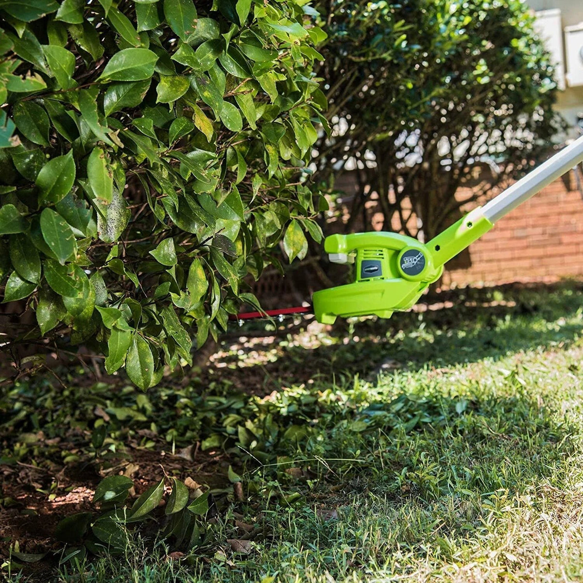 Greenworks 40V 20in Pole Saw With Hedge Trimmer Attachment, 2.0 Ah Battery And Charger