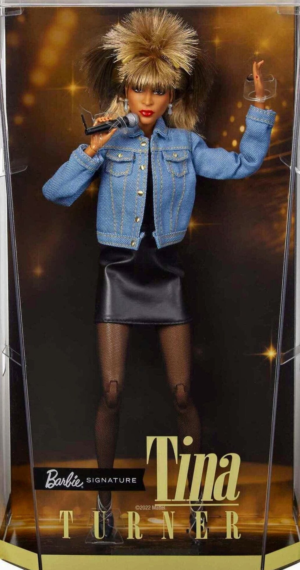 Mattel Barbie Signature Tina Turner Collectible Doll With 90s Outfit & Accessories