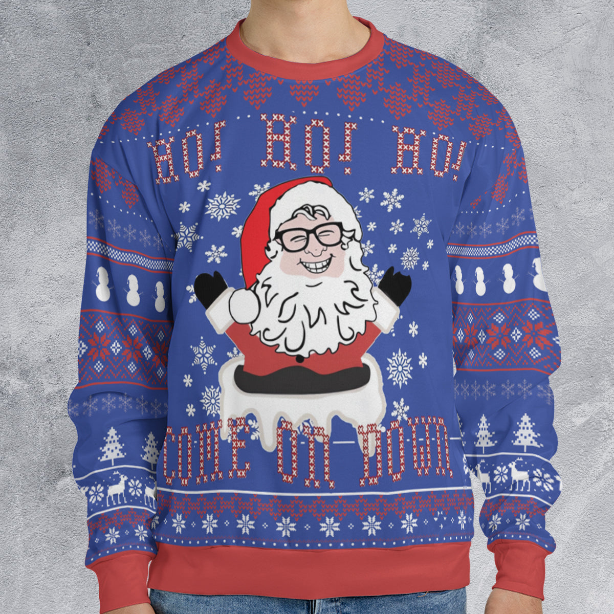 Come On Down Ugly Christmas Sweatshirt