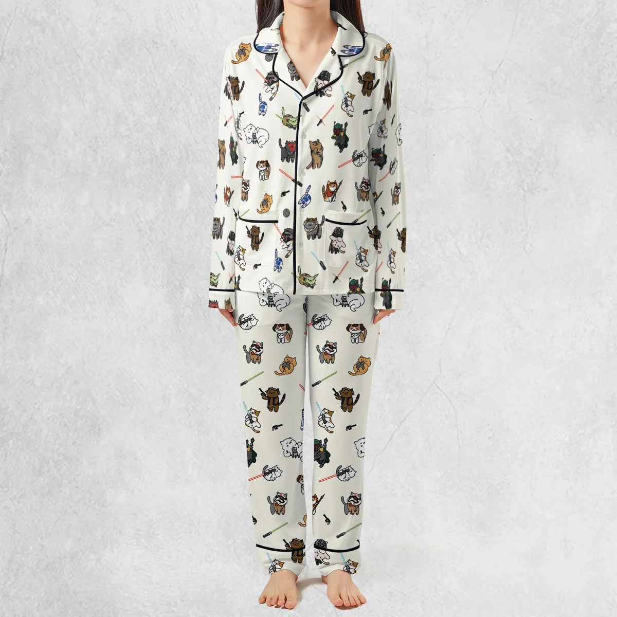 Star Wars Characters As Cats Pajamas Set