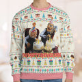 The Party Never Ends Ugly Christmas Sweatshirt